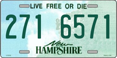 NH license plate 2716571