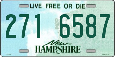 NH license plate 2716587