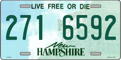 NH license plate 2716592