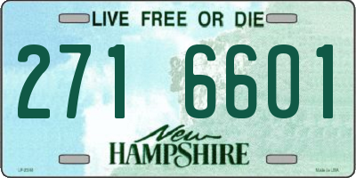 NH license plate 2716601
