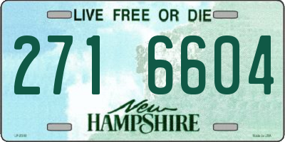 NH license plate 2716604