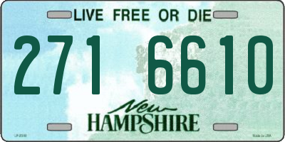 NH license plate 2716610