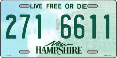 NH license plate 2716611
