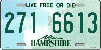 NH license plate 2716613