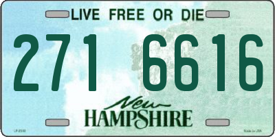 NH license plate 2716616