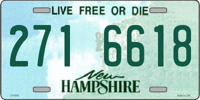 NH license plate 2716618