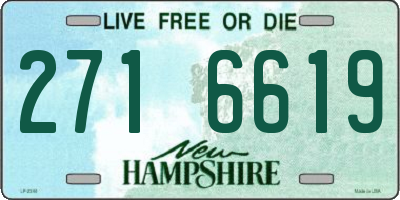 NH license plate 2716619
