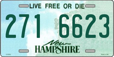 NH license plate 2716623