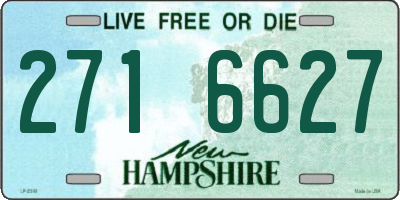 NH license plate 2716627