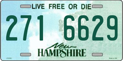 NH license plate 2716629