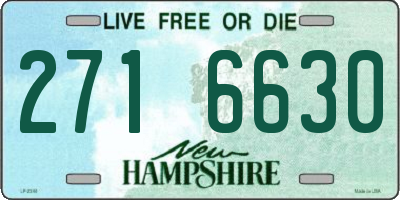 NH license plate 2716630