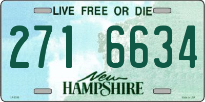NH license plate 2716634