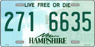 NH license plate 2716635