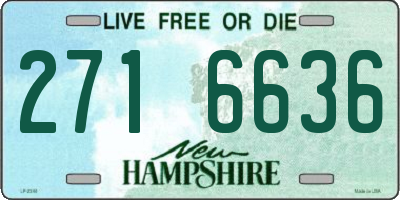 NH license plate 2716636