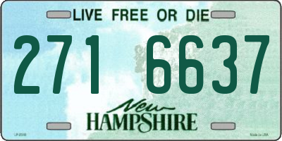 NH license plate 2716637