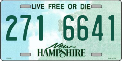NH license plate 2716641