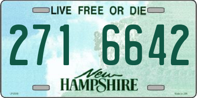NH license plate 2716642