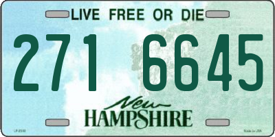 NH license plate 2716645