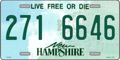NH license plate 2716646
