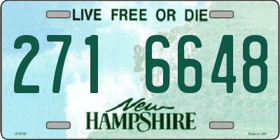 NH license plate 2716648