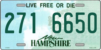 NH license plate 2716650