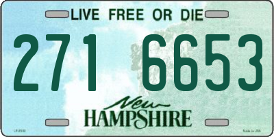 NH license plate 2716653