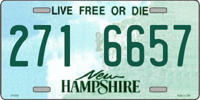 NH license plate 2716657