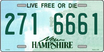 NH license plate 2716661