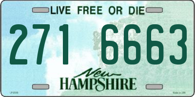 NH license plate 2716663