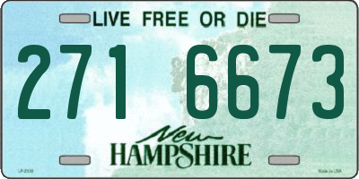 NH license plate 2716673