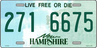 NH license plate 2716675