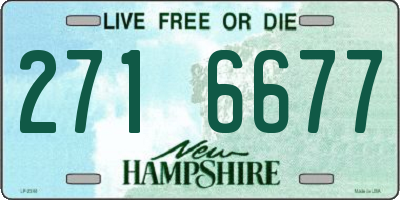 NH license plate 2716677
