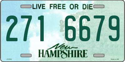 NH license plate 2716679