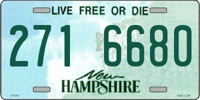 NH license plate 2716680