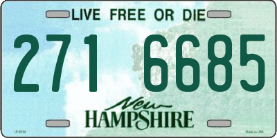 NH license plate 2716685