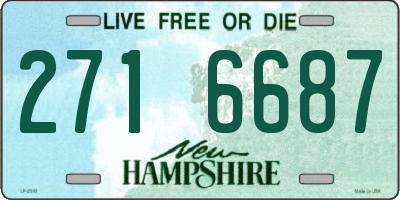 NH license plate 2716687