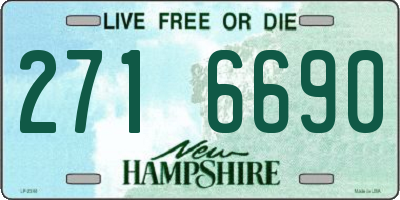 NH license plate 2716690