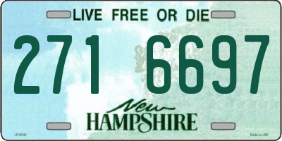 NH license plate 2716697