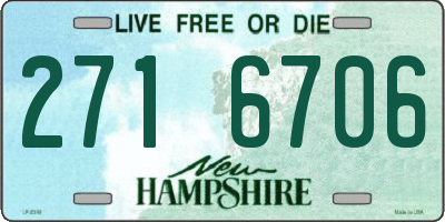 NH license plate 2716706