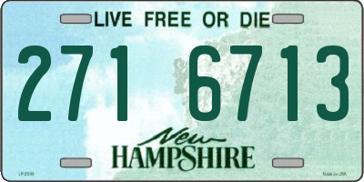 NH license plate 2716713