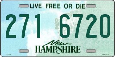NH license plate 2716720