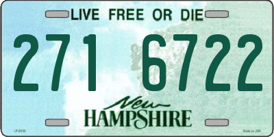 NH license plate 2716722