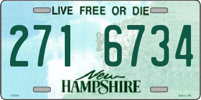 NH license plate 2716734