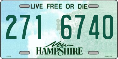 NH license plate 2716740