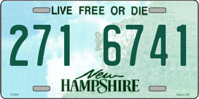 NH license plate 2716741