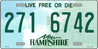 NH license plate 2716742