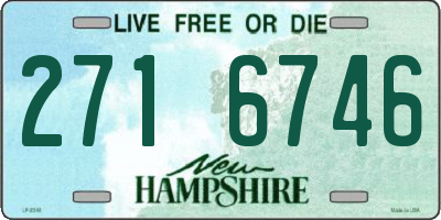 NH license plate 2716746