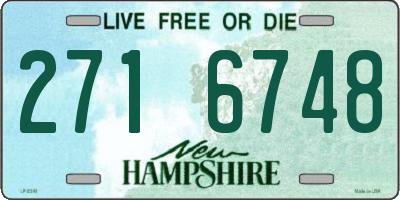 NH license plate 2716748