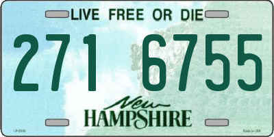 NH license plate 2716755