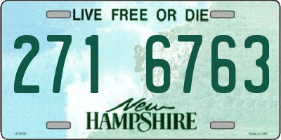 NH license plate 2716763